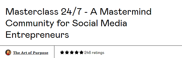 Masterclass 247 - 5 star ratings